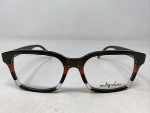 Outspoken mod. Montatura per occhiali da vista A1154 C3 52-17-140 marrone/righe full rim 190F - Foto 1 di 8