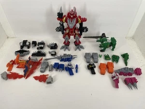 Power Rangers Dino Fury Zord Link Lot #1 #2 #3 Parts Pieces Almost Complete - Picture 1 of 10