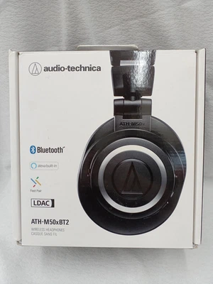 Audio-Technica ATH-M50xBT2 Wireless Headphones LDAC Bluetooth Wireless Black - Image 1 of 4