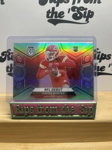 2024 Panini Mosaic - NFL Debut Xavier Worthy #285 Silver Prizm (RC) - Picture 1 of 2