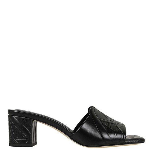 Alexander Mcqueen Sigillo Mules in pelle goffrata