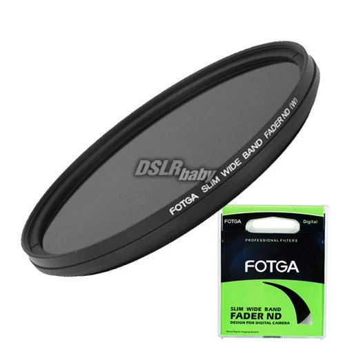 Fotga 67mm Slim Fader ND Neutral Density Filter ND2 to ND400 Wide Adjustable - Image 1 of 3