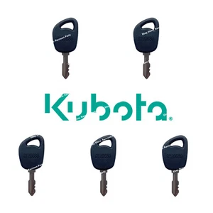 5 Kubota Z Series Zero Turn Mower Ignition Keys K3011-62200 - Picture 1 of 3