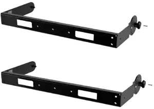 RCF Horizontal Bracket for ART-910 (Pair), steel, Adjustable, BLACK - Picture 1 of 4