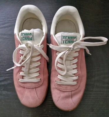 Lacoste Pink Sneakers Size 5 - Image 1 of 4
