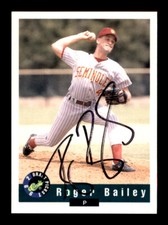 1992 Classic Draft Picks - Roger Bailey - On Card Autograph