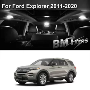 12pcs White Interior LED Lights Bulb Package Kit for 2011-2020 Ford Explorer - Picture 1 of 10