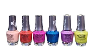 Esmalte de uñas Morgan Taylor salpicado de color verano 2023 6 piezas completo sin exhibición - Imagen 1 de 1