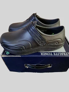 Dawgs Women's Clogs ULTRALITE TONER Shoes Size 7 Black Adjustable Strap NIB - Picture 1 of 5
