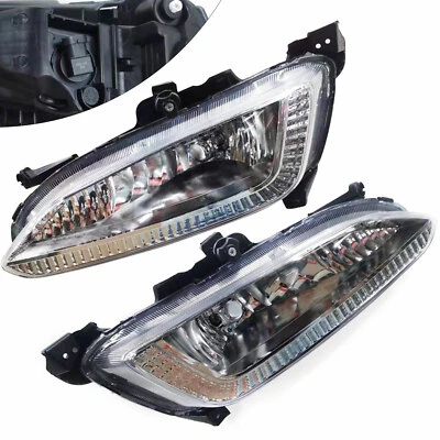For 2013-2015 Hyundai Santa Fe Sport Fog Lights Fog Lamp Passenger & Driver Side Foto 1 de 4