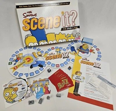 EDICIÓN SIMPSONS ESCENA IT? Juego de mesa DVD (Screen Life/Mattel 2009) COMPLETO Foto 1 de 4