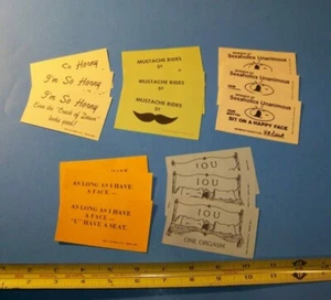 Funny Coupons Mixed Lot #1 (5 different x 3 each = 15) (Paper) Vintage 1980's - Picture 1 of 2