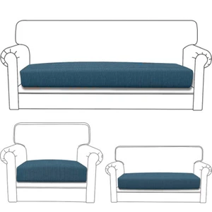 1 2 3 Seater Sofa Cushion Cover Couch Seat Slipcover Stretch Furniture Protector - Picture 1 of 82