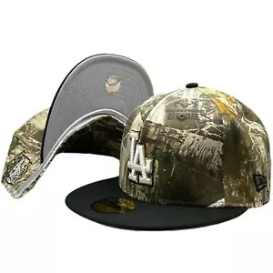 New Era Los Angeles Dodgers 40th Anniversary 59Fifty Hat, Size 7 5/8 - Camo/Grey - Picture 1 of 13