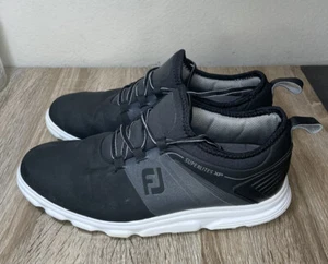 FootJoy FJ Superlites XP Golf Shoes Spike less 58066 Mens Black Size 8 - Picture 1 of 17