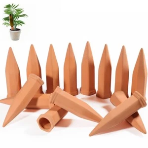 15Pack Self-Watering Terracotta Spikes Plant Watering Devices for Indoor Outdoor - Picture 1 of 5
