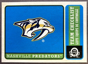 2018-19 O-Pee-Chee Team Checklist Retro #577 Nashville Predators - Picture 1 of 1