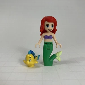 LEGO Ariel Minifigure Disney Princess Little Mermaid And Flounder - Picture 1 of 6