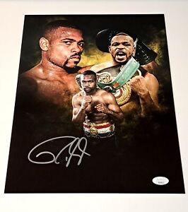 Autograph Roy Jones Jr Signed 11x14 Boxing Photo JSA COA Sports WBA WBC