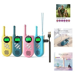 Walkie Talkies for Kids Rechargeable, 48 Hours Working Time 2 Way Radio Long ... - Picture 1 of 9