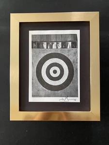 JASPER JOHNS + SIGNED VINTAGE PRINT + NEW FRAME + BUY IT NOW! - Picture 1 of 3