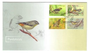 2013 FDC Australia. Pardalotes. "Bird" Pict.FDI  "MELBOURNE" - Picture 1 of 1