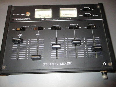 Realistic Portable Stereo Mixer Model No. 32-1100A - No Power Adapter - Image 1 of 4