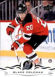 #360 Blake Coleman - New Jersey Devils - 2018-19 Upper Deck Hockey - Picture 1 of 1