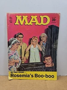 Mad Magazine Edición #124 Enero 1969 Rosemary Baby Boo-Boo Edición Norman Mingo - Imagen 1 de 6