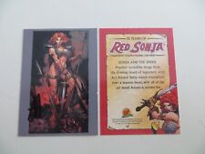 2009 DYNAMIC FORCES 35 YEARS OF RED SONJA CARD # 47 SIGNED ART ADAMS WITH POA