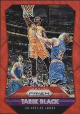 2015-16 Panini Prizm Prizms Ruby Wave Basketball Card #117 Tarik Black /350