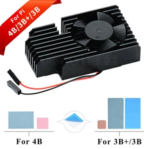 In Stock! CNC Extreme Cooling Fan Heatsink Kit For Raspberry Pi 4B / 3B+/3B Plus - Picture 1 of 10