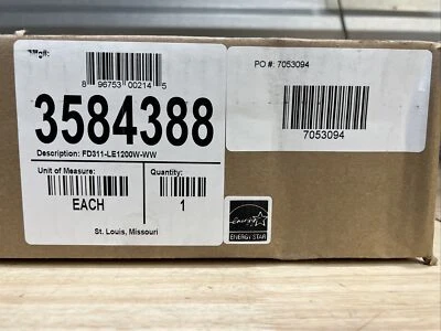 ¡¡¡NUEVO EN CAJA!!! LiteCo Ronda 11 pulgadas Lámpara de techo LED blanca de montaje empotrado Foto 1 de 4