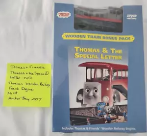 THOMAS&FRIENDS THOMAS & THE SPECIAL LTR. -DVD & WOODEN RAILWAY FRANK ENGINE 2007 - Picture 1 of 8