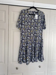 H & M Size 12 Floral Dress - Picture 1 of 6