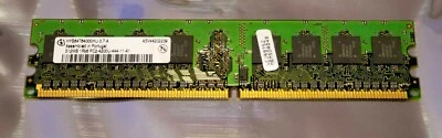 Infineon 512MB DDR2 533MHZ PC2-4200 Desktop PC Memory HYS64T64000HU-3.7-A - Image 1 of 3