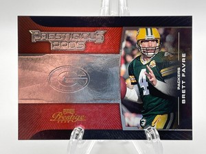 2008 Playoff Prestige Prestigious Pros Red Football Card #34 Brett Favre /750