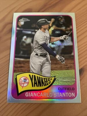 2021 Topps Series 2 1965 Chrome Giancarlo Stanton #TH65-34 - Image 1 of 2