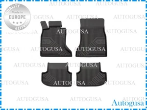 NEW LHD BLACK RUBBER FLOOR MATS CAR LINERS FOR BMW F10 F11 2013-2017 XDRIVE - Picture 1 of 4