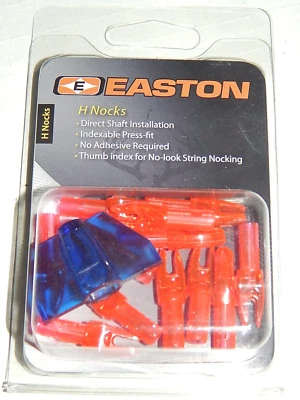 Easton H Nocke 12 Stück in Rot für Pfeile mit 5,5mm Innendurchmesser