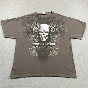 Camisa Terminator Salvation Para Hombres XL 2009 Película Promo Camiseta Universal Studios Calavera - Imagen 1 de 14