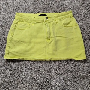 Forever 21 Yellow Mini Skirt Sz.M - Picture 1 of 7