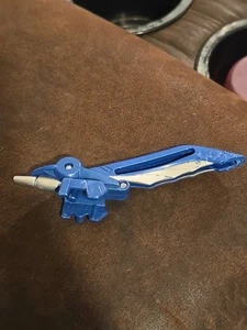 Power Rangers Wild Force Weapon Deluxe Blue Savage Battle Ranger -- As Is - Picture 1 of 9