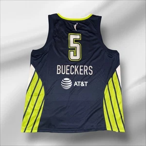 PAIGE BUECKERS DALLAS WINGS BLUE JERSEY SIZE LARGE BRAND NEW WNBA NICE!! - Picture 1 of 2