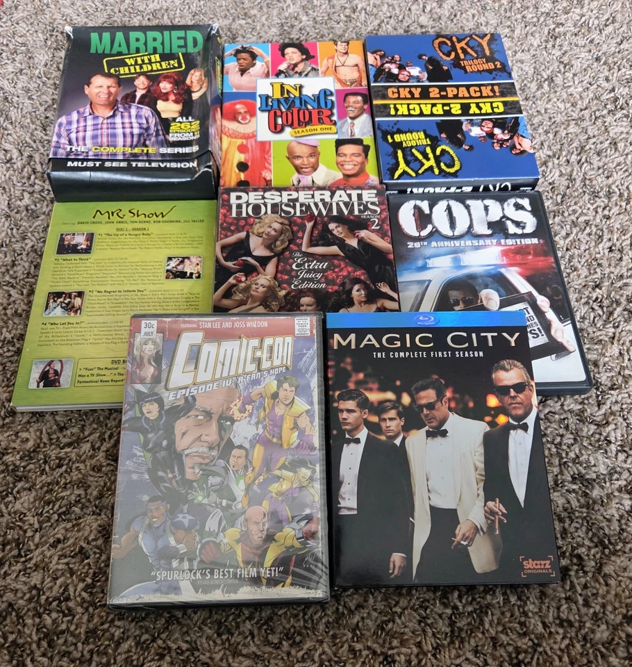 TV Comedy Reality DVD Lot 10 Married w Children CKY Cops In Living Color... Foto 1 de 4