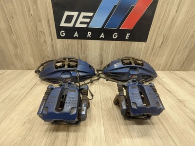 OEM BMW G30 530 540 M550 Front Rear Left Right Brake Calipers Brembo SET Blue - Image 1 of 4