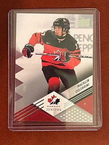 Macklin Celebrini Base #45 2024 Upper Deck  Team Canada Juniors - Picture 1 of 2
