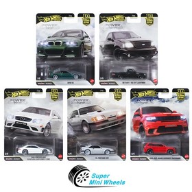 Hot Wheels 1:64 Car Culture 2026 R Case &ndash; Power Trip  - 5 Cars Set