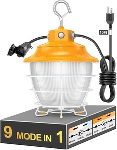 OPENLUX LED Temporary Work Light 80W Tunable 12000LM Portable Hanging Linkable - Picture 1 of 7