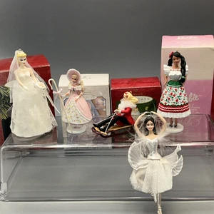 5 Barbie Ornament Konvolut Lot - Ornamente 1997-2000 - Bild 1 von 7